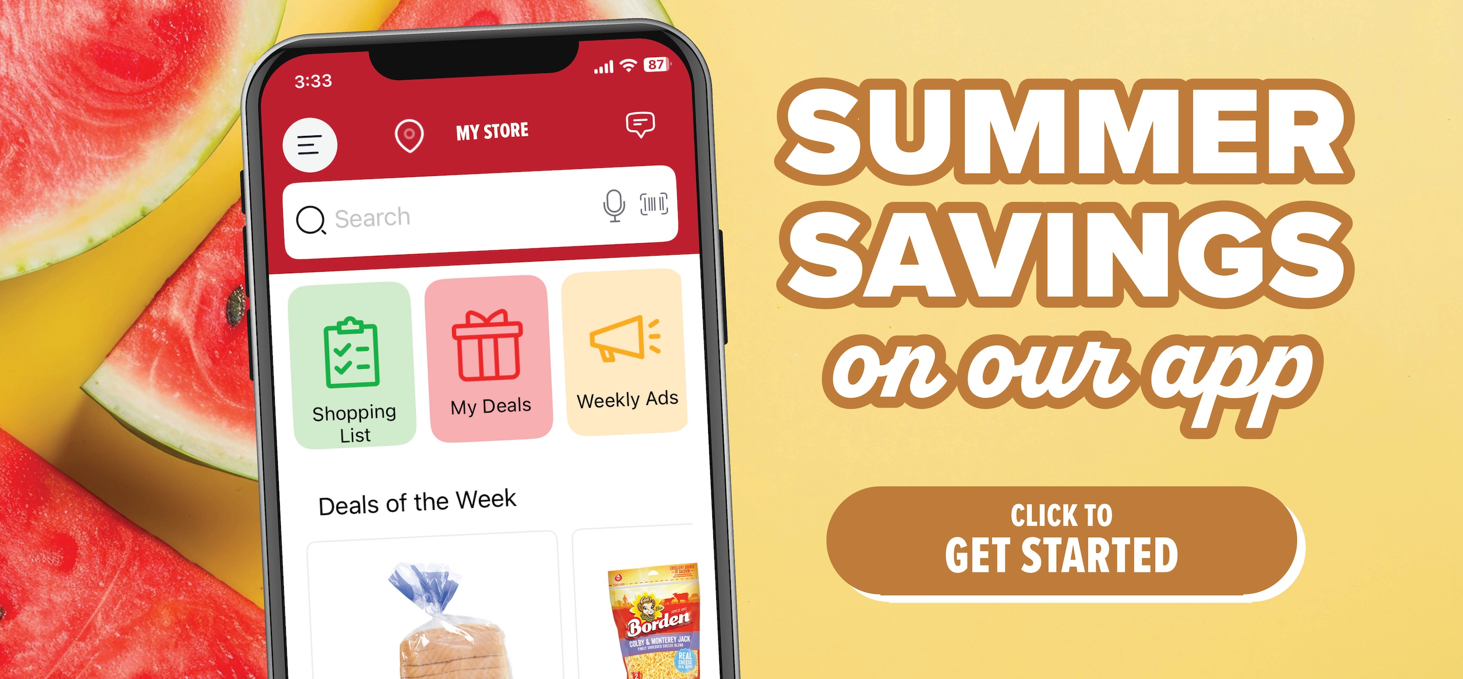 view digital coupons in our app