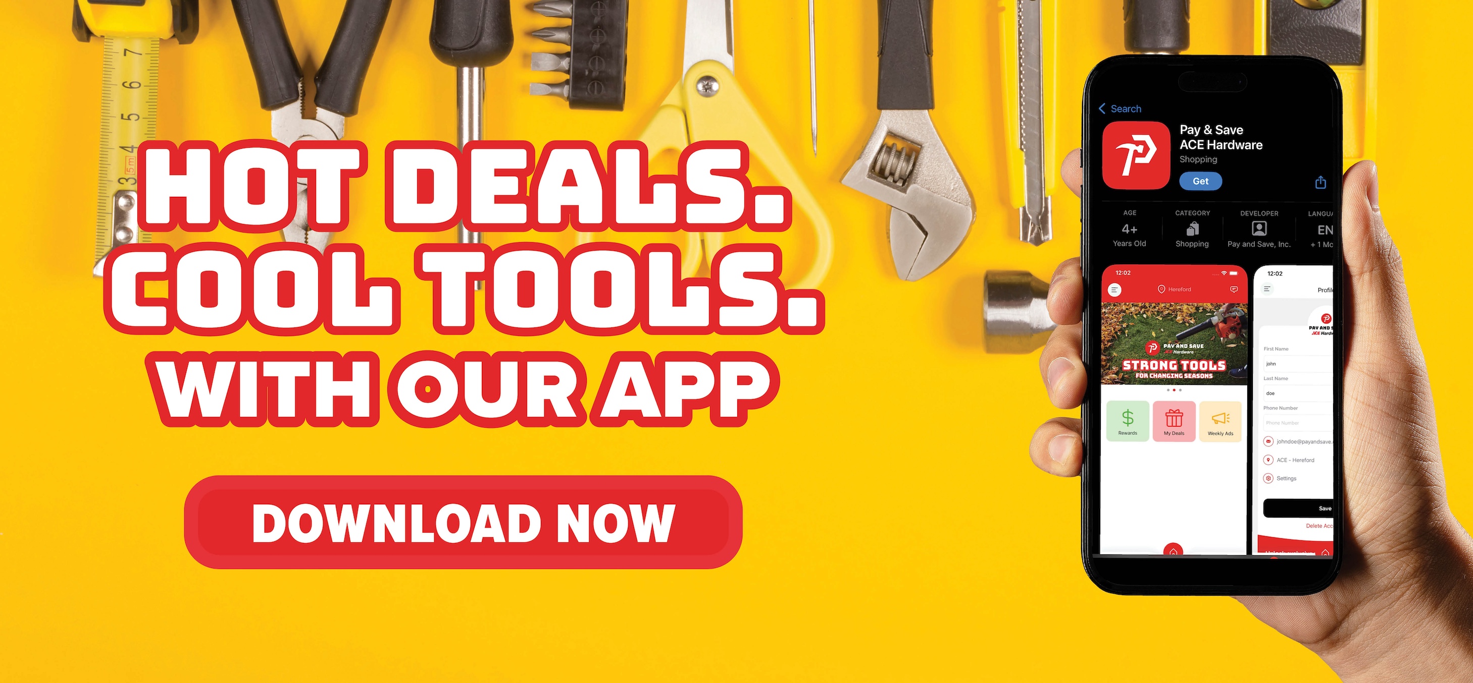 view digital coupons in our app