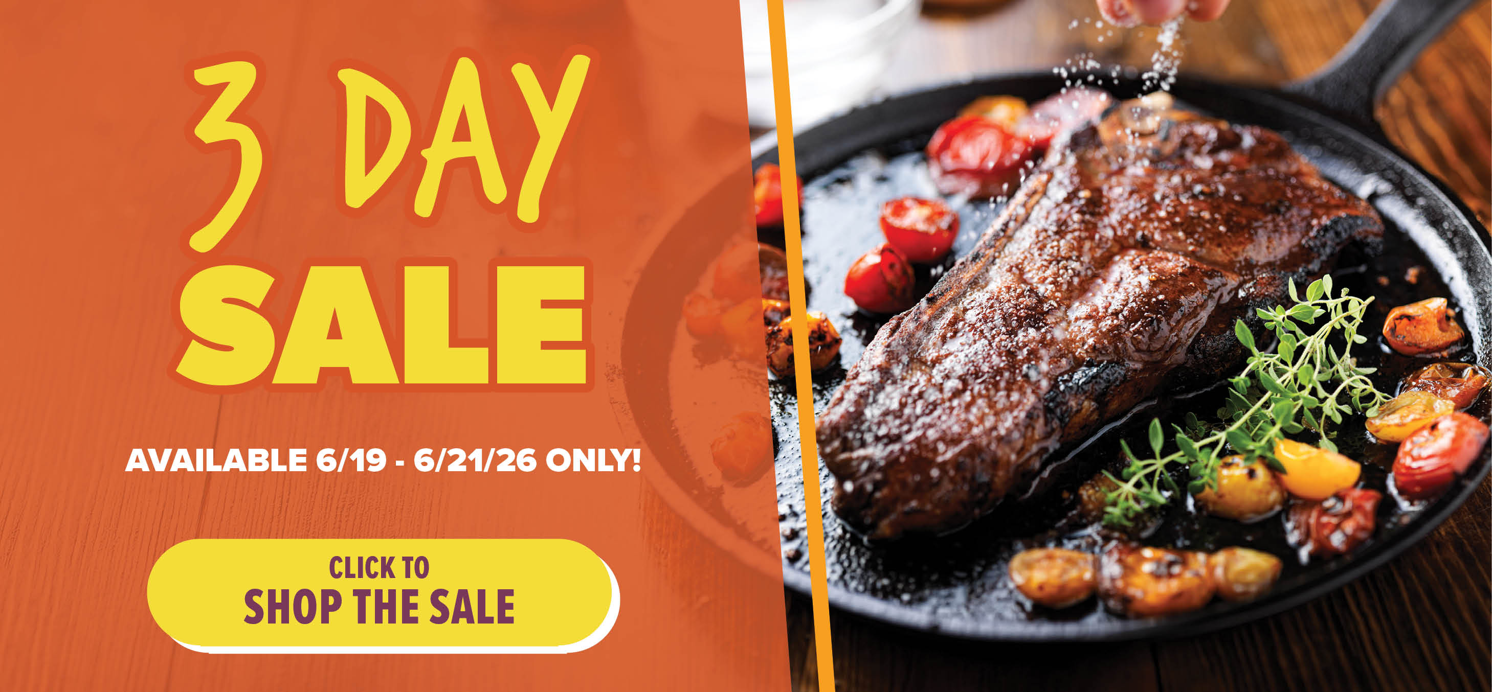 check out our 3 day sale