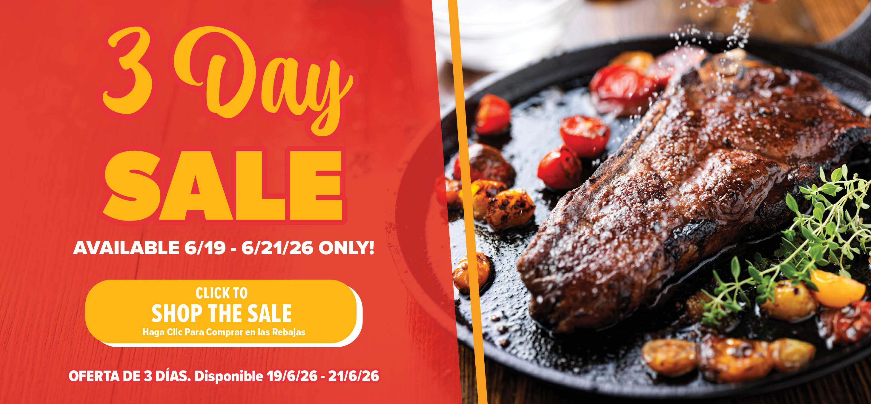 check out our 3 day sale