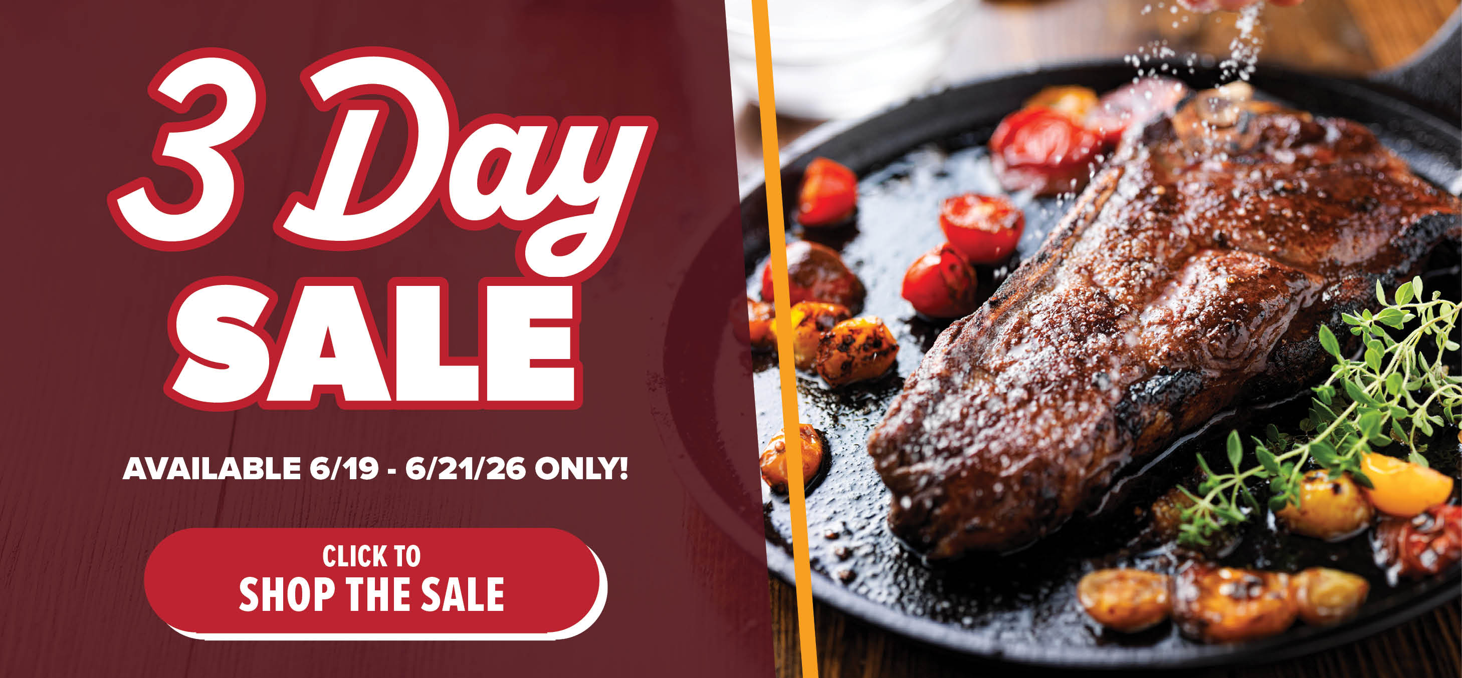 check out our 3 day sale