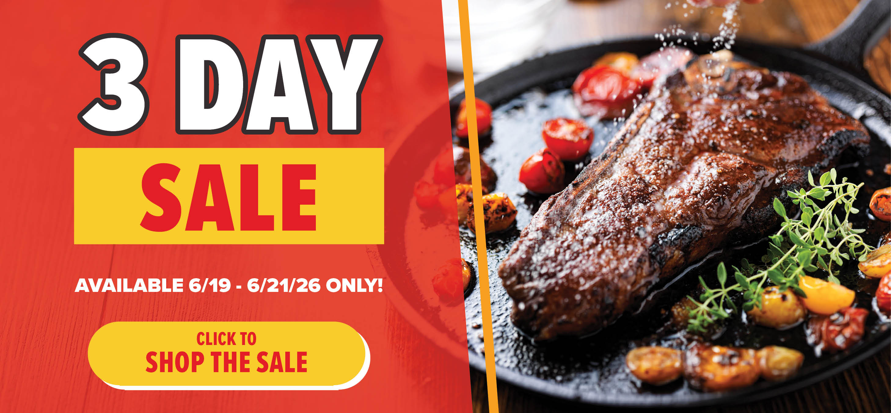 check out our 3 day sale