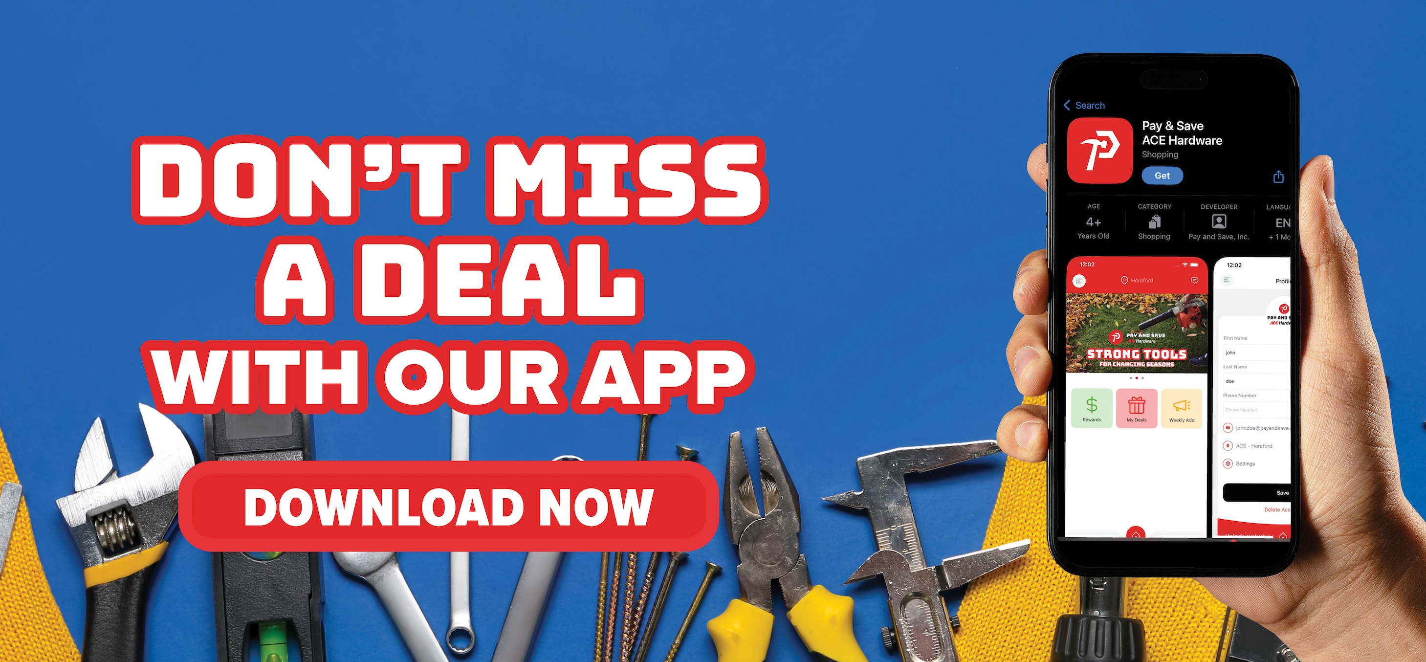 view digital coupons in our app