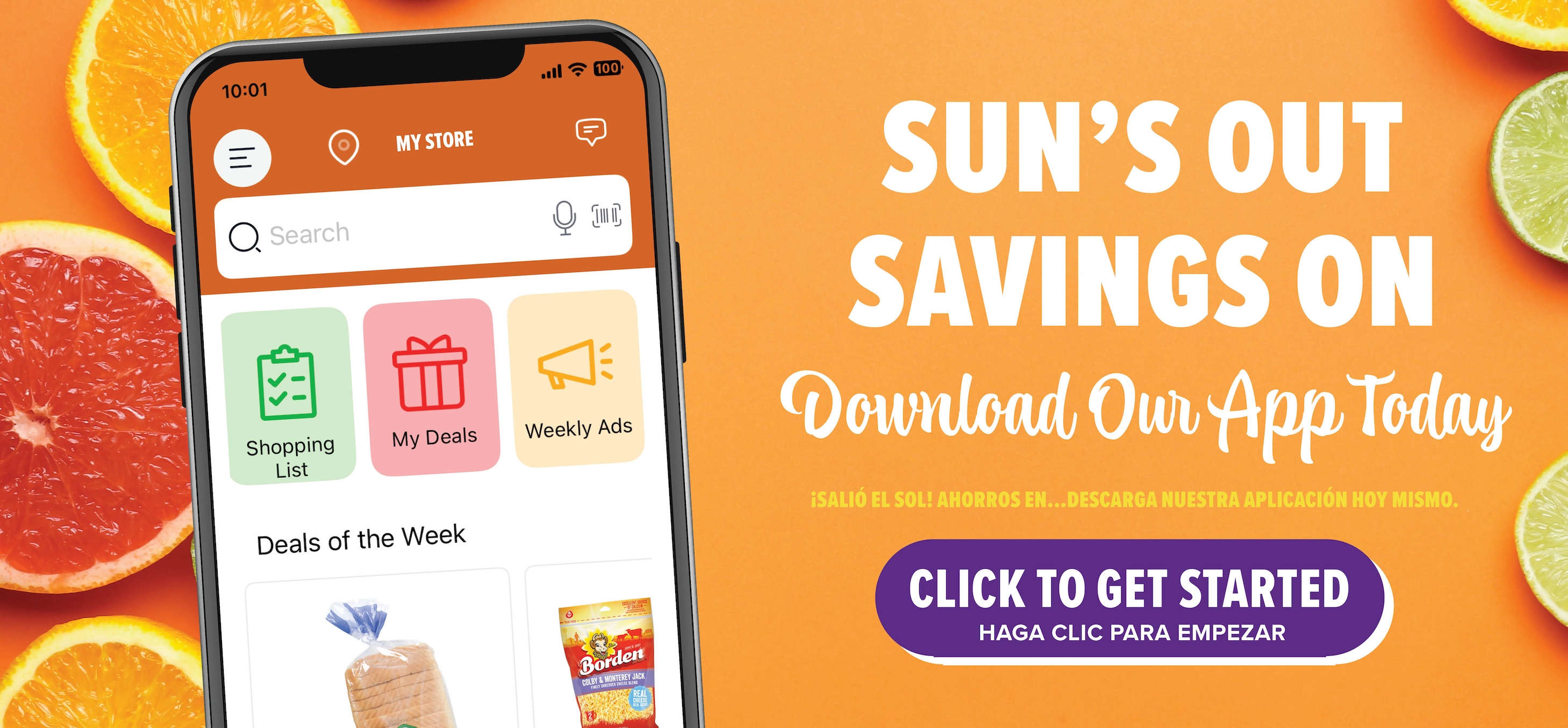view digital coupons in our app