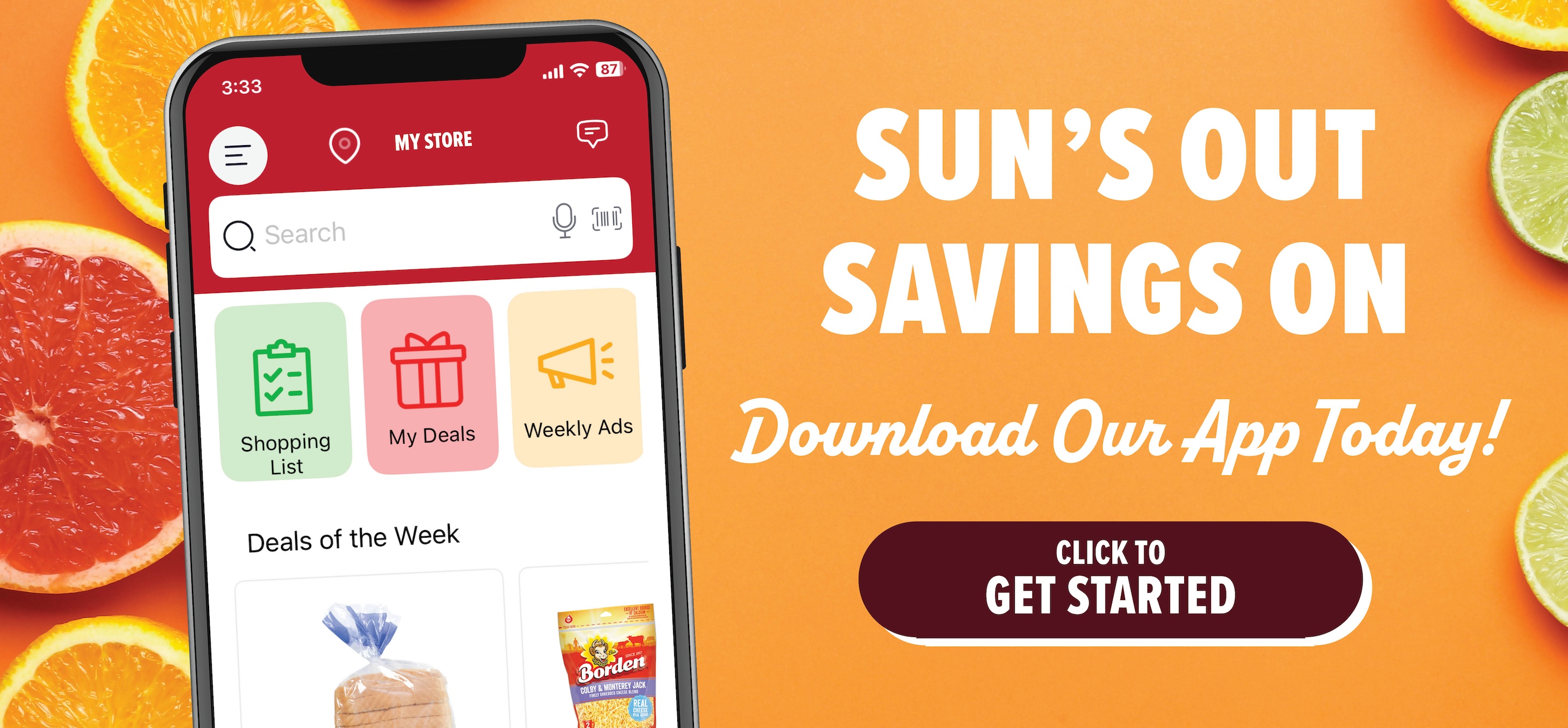 view digital coupons in our app
