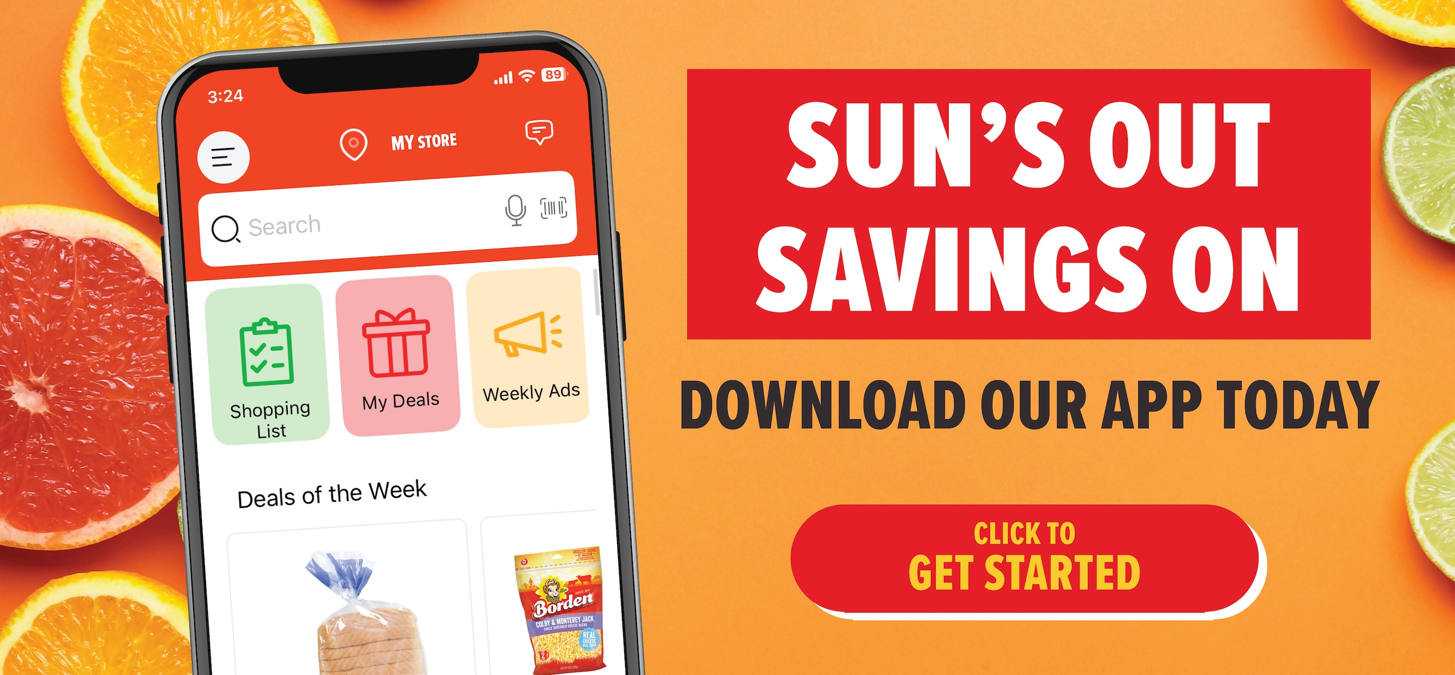 view digital coupons in our app