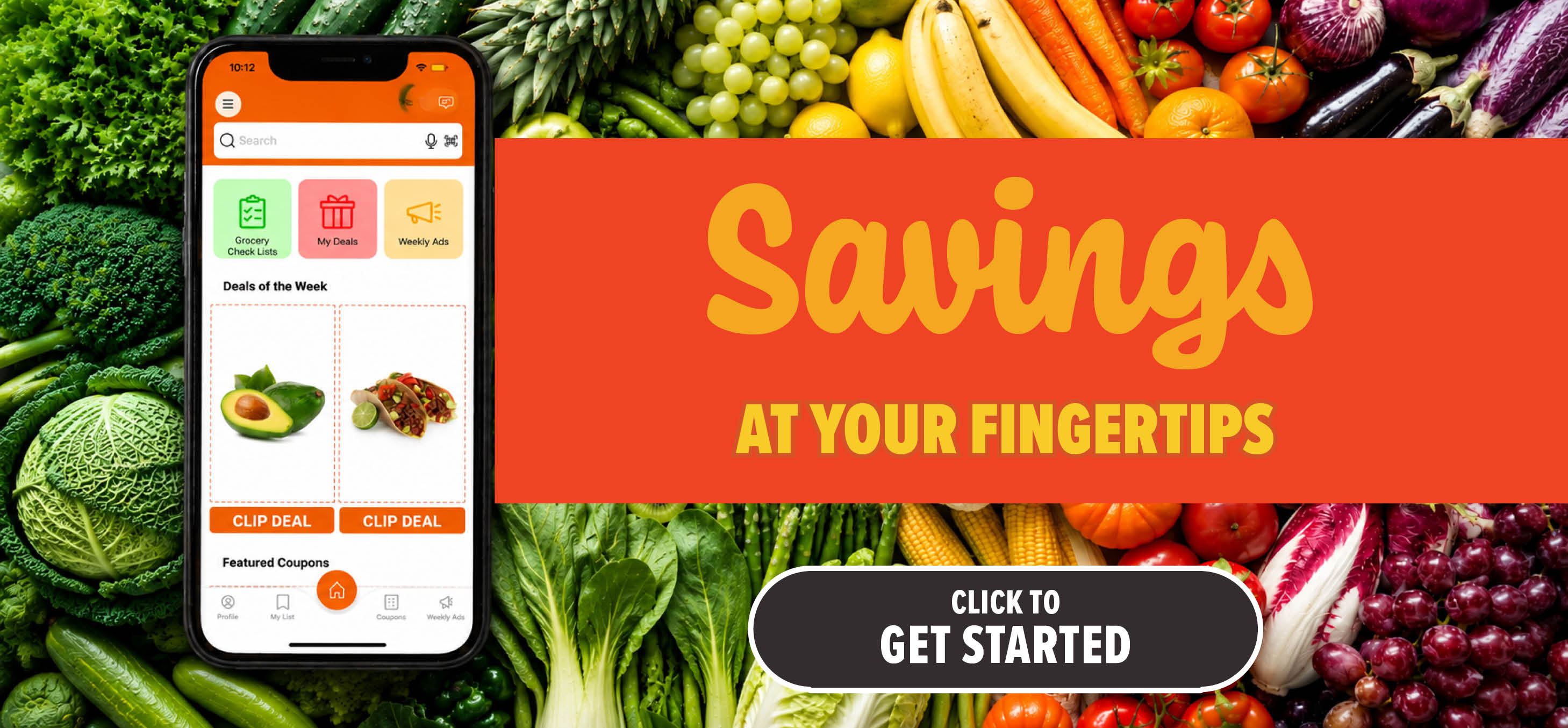 view digital coupons in our app
