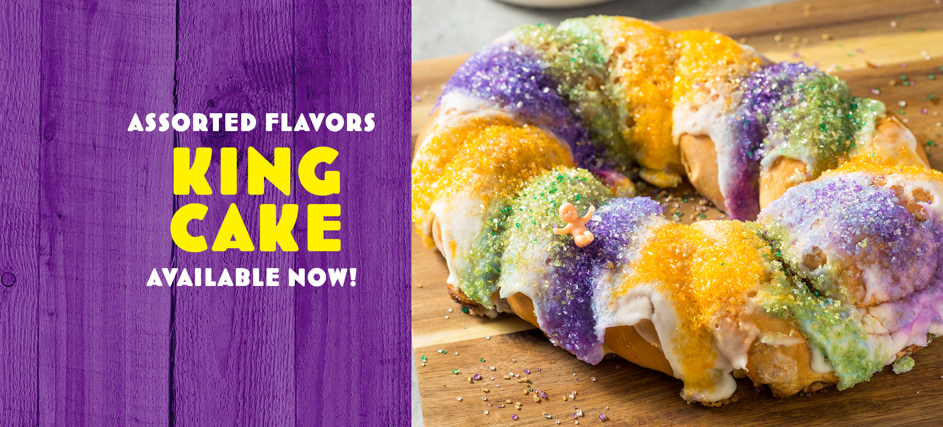 King Cakes - Available Now!