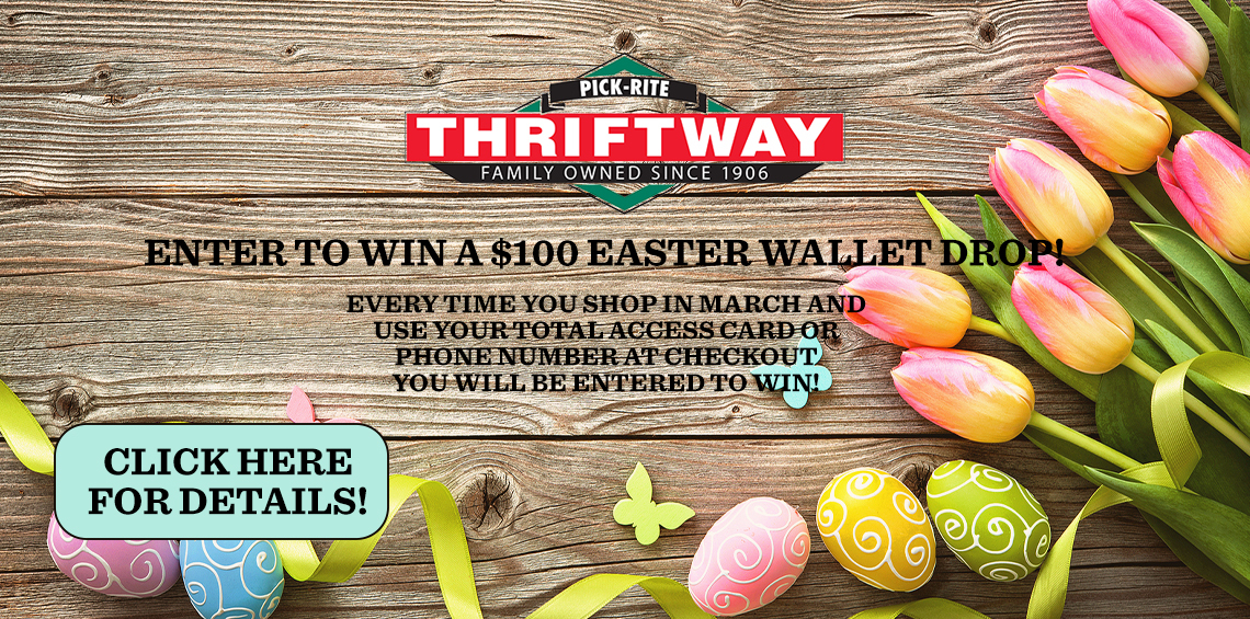 Enter to Win a $100 Easter Wallet Drop!
