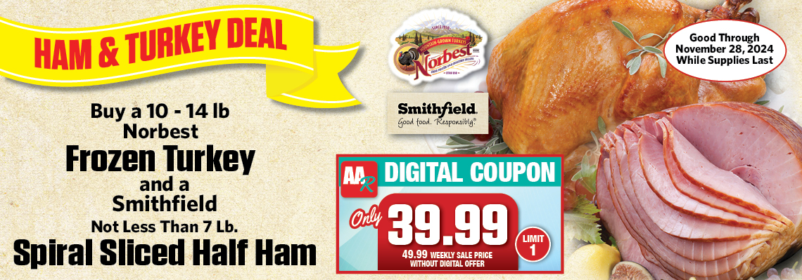 Turkey-Ham $49.99