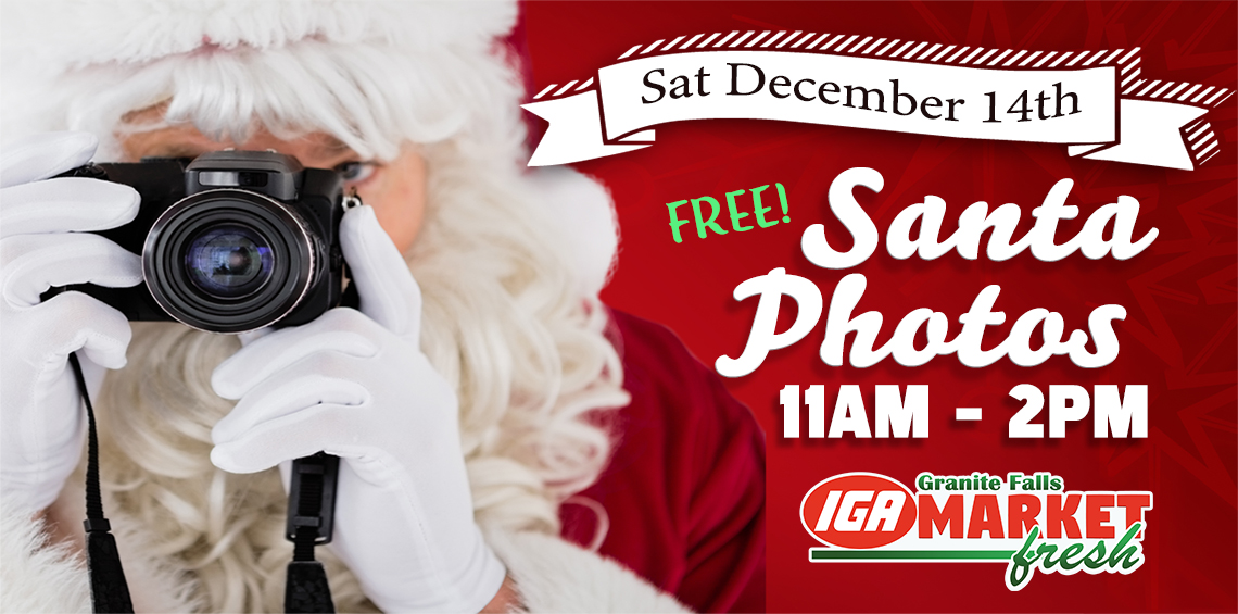 Santa Photos December 14th 11am-2pm