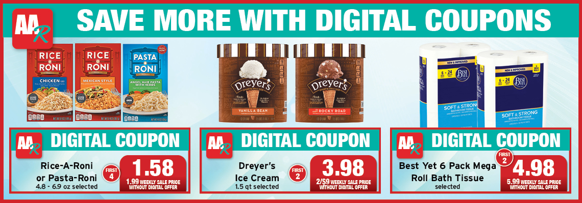 DIGITAL COUPONS SAVE MORE