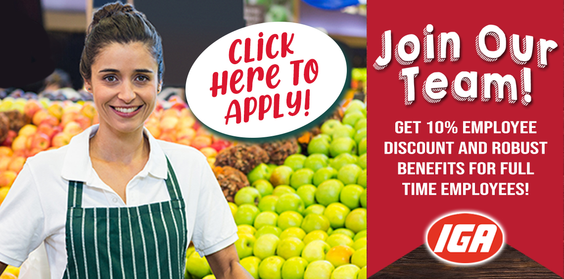 Click Here To Join Our Team!