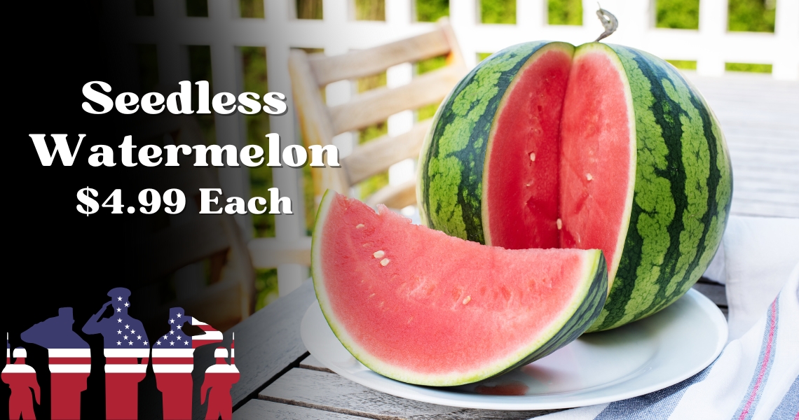 Seedless Watermelon $4.99 Each