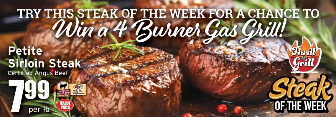 petite sirloin, steak of the week
