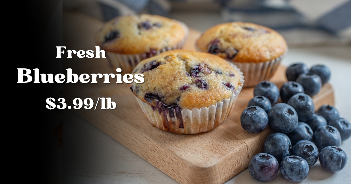 Fresh Blueberries $4.99 Each