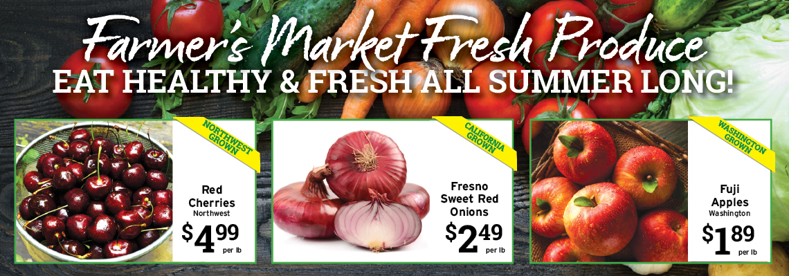Farmers Market- Eat Fresh, Eat Local, 7 days a week