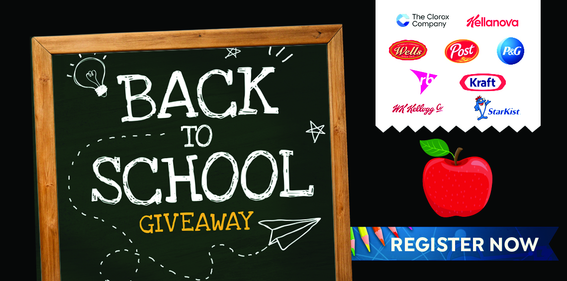 Register for your chance to win a $500 Visa Gift card to get a jump start on your school supply needs!