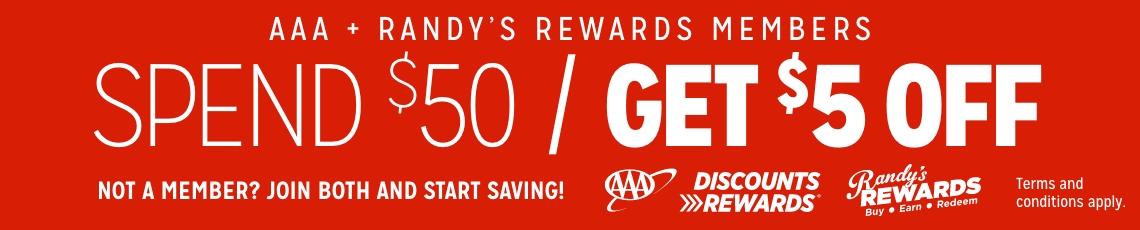 Join Randy's Rewards and AAA
