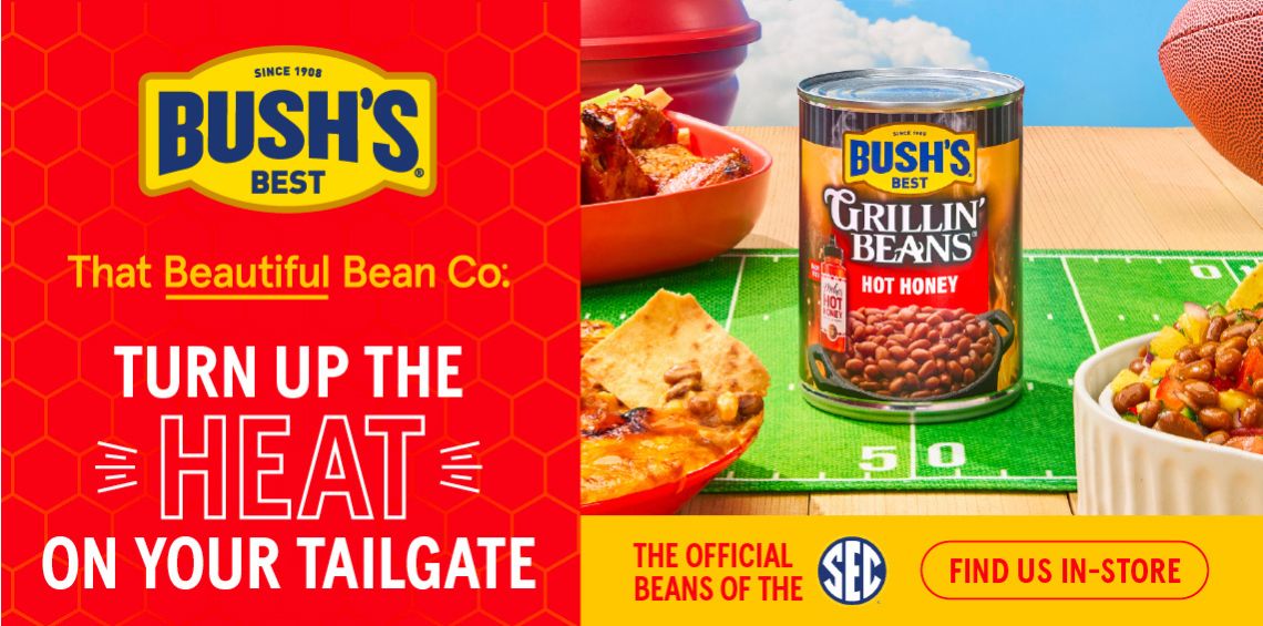 Bring the heat to gameday with Bushs Grillin Beansbold flavor from kickoff to final whistle!