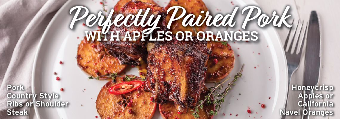 perfectly paired pork