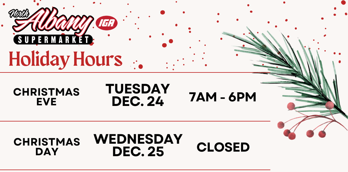 Holiday Hours