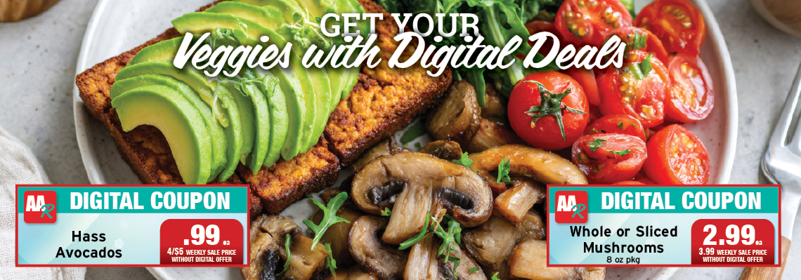 GET YOUR VEGGIES WITH DIGITAL DEALS! (COUPONS)