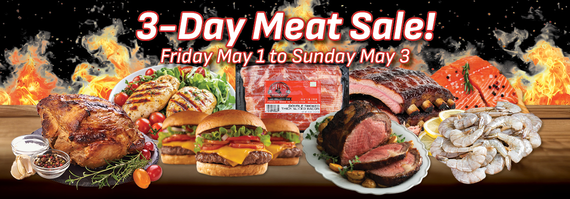 Three Day Meat Sale -May 1-3