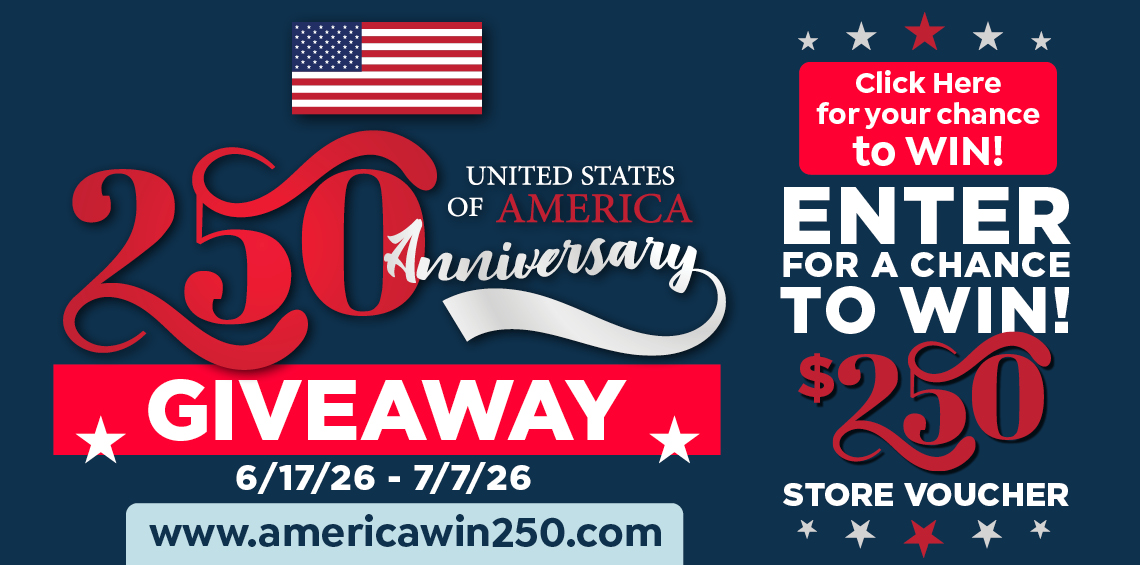 Enter for a chance to win a $250 store voucher! 