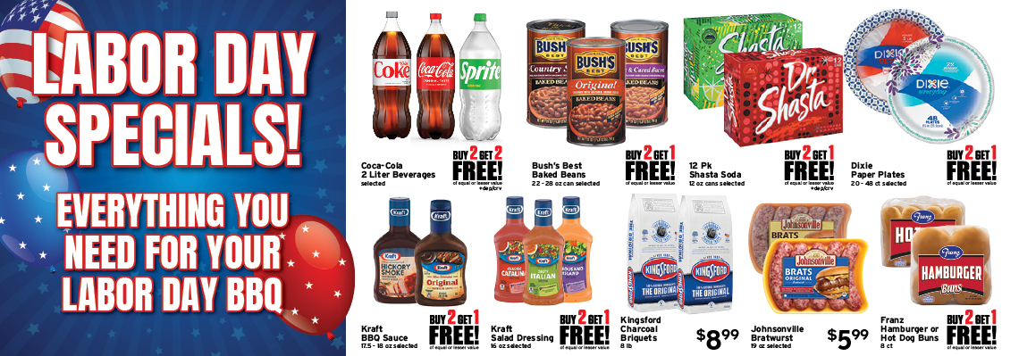 Labor Day Specials